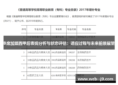 B席加盟西甲后表现分析与状态评估：适应过程与未来前景展望